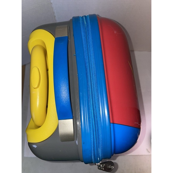 American Tourister Kids Disney Lighting McQueen Roll Aboard Hard Sided Suitcase - Picture 8 of 16